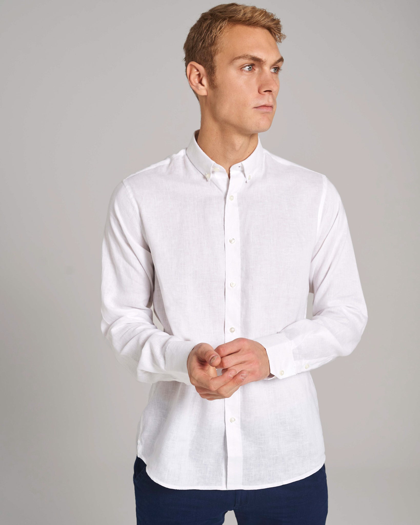 BS Carlos Casual Modern Fit Skjorta - White