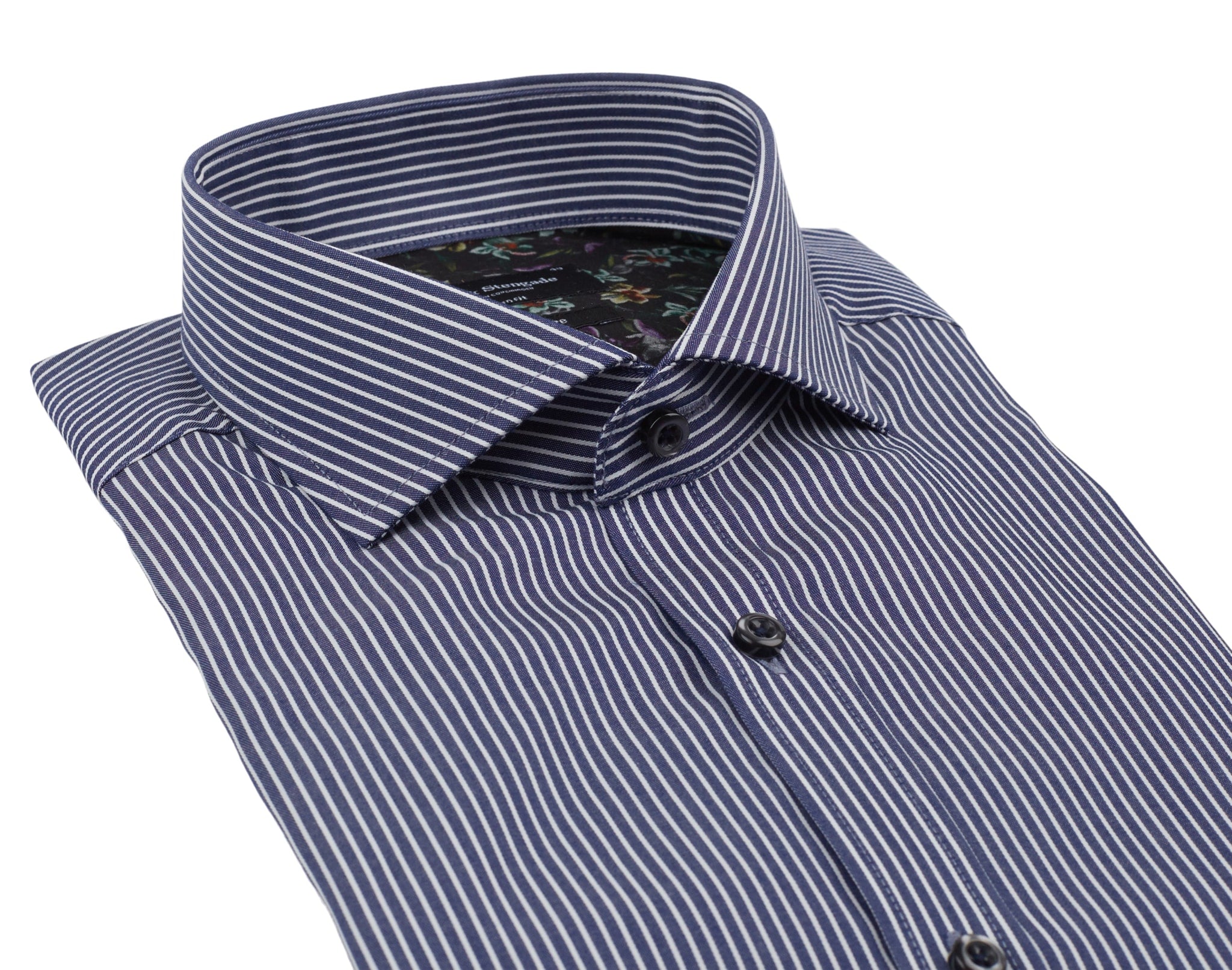 BS Sancho Modern Fit Skjorta - Marinblå
