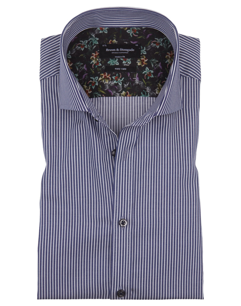 BS Sancho Modern Fit Skjorta - Navy