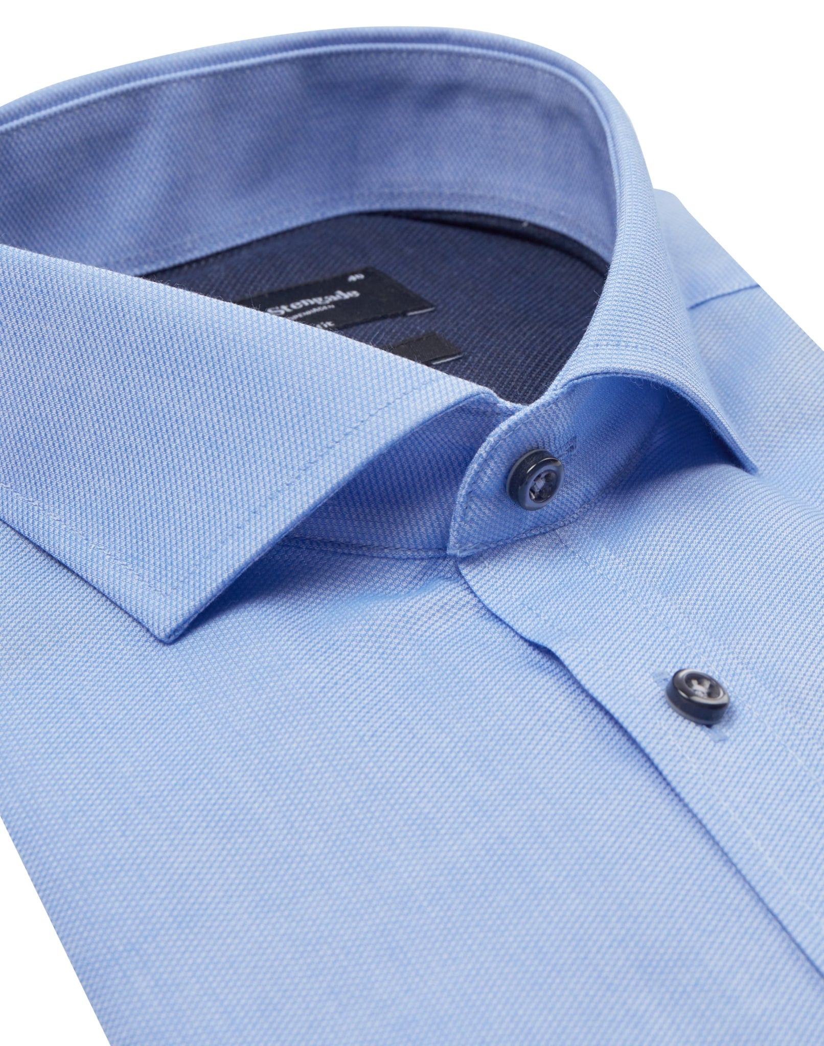 BS Serge Modern Fit Skjorta - Blue