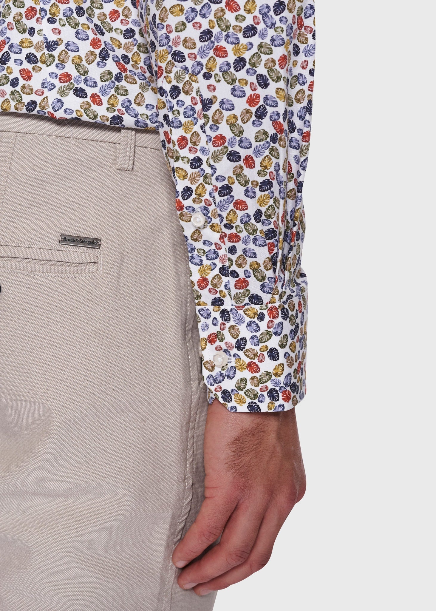 BS Solis Slim Fit Skjorta - White