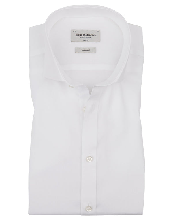 BS Stahl Slim Fit Skjorta - White