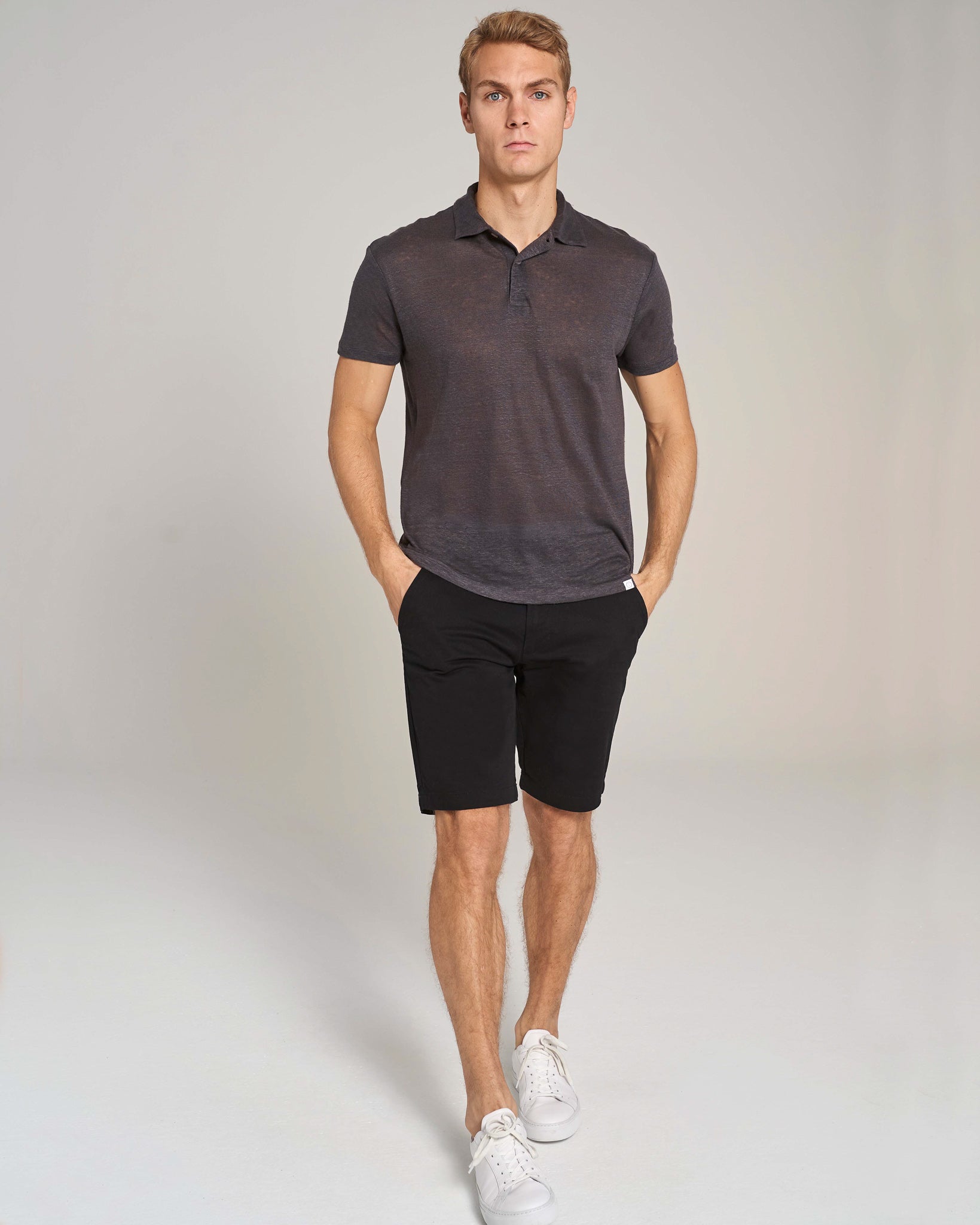 BS Tanna Regular Fit Pikétröja - Charcoal