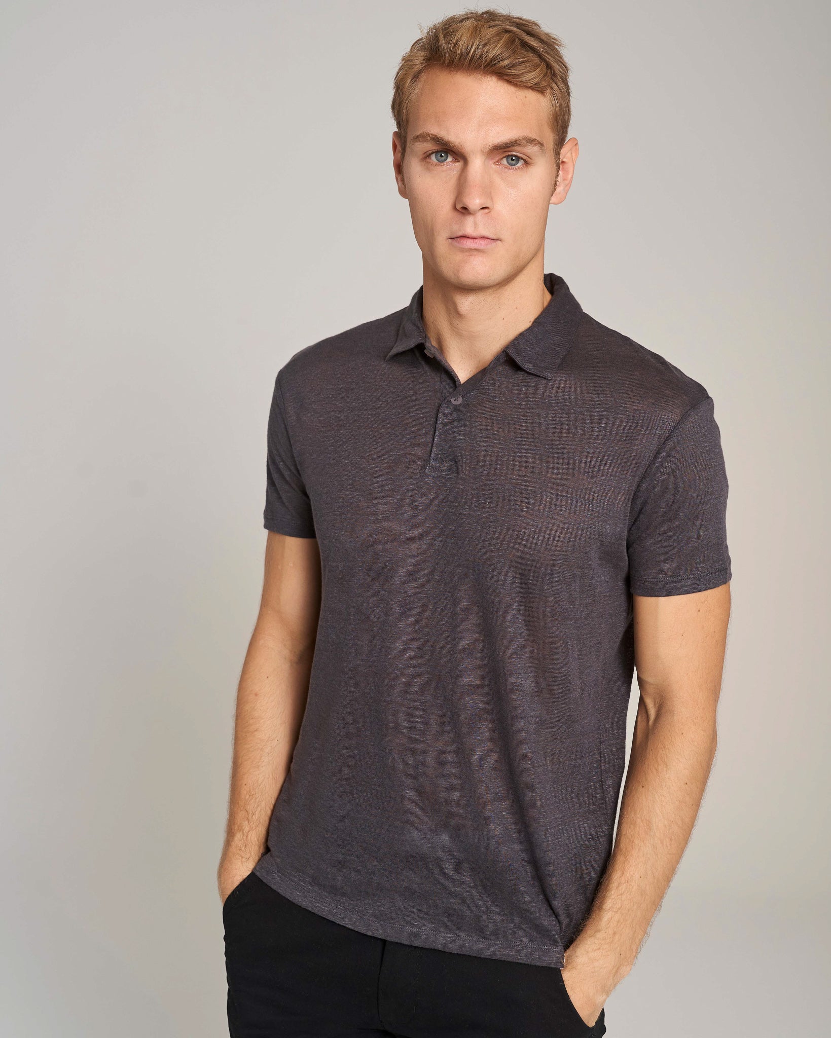 BS Tanna Regular Fit Pikétröja - Charcoal