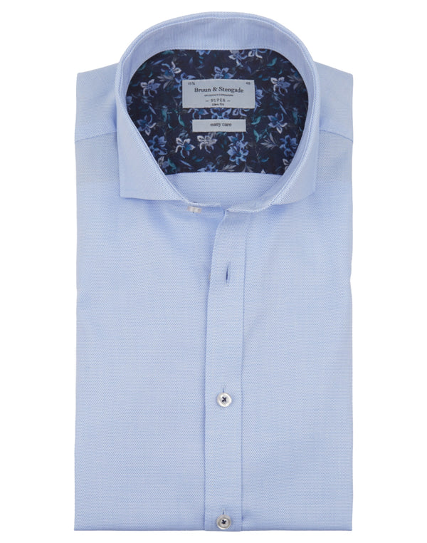 BS Theis Super Slim Fit Skjorta - Light Blue