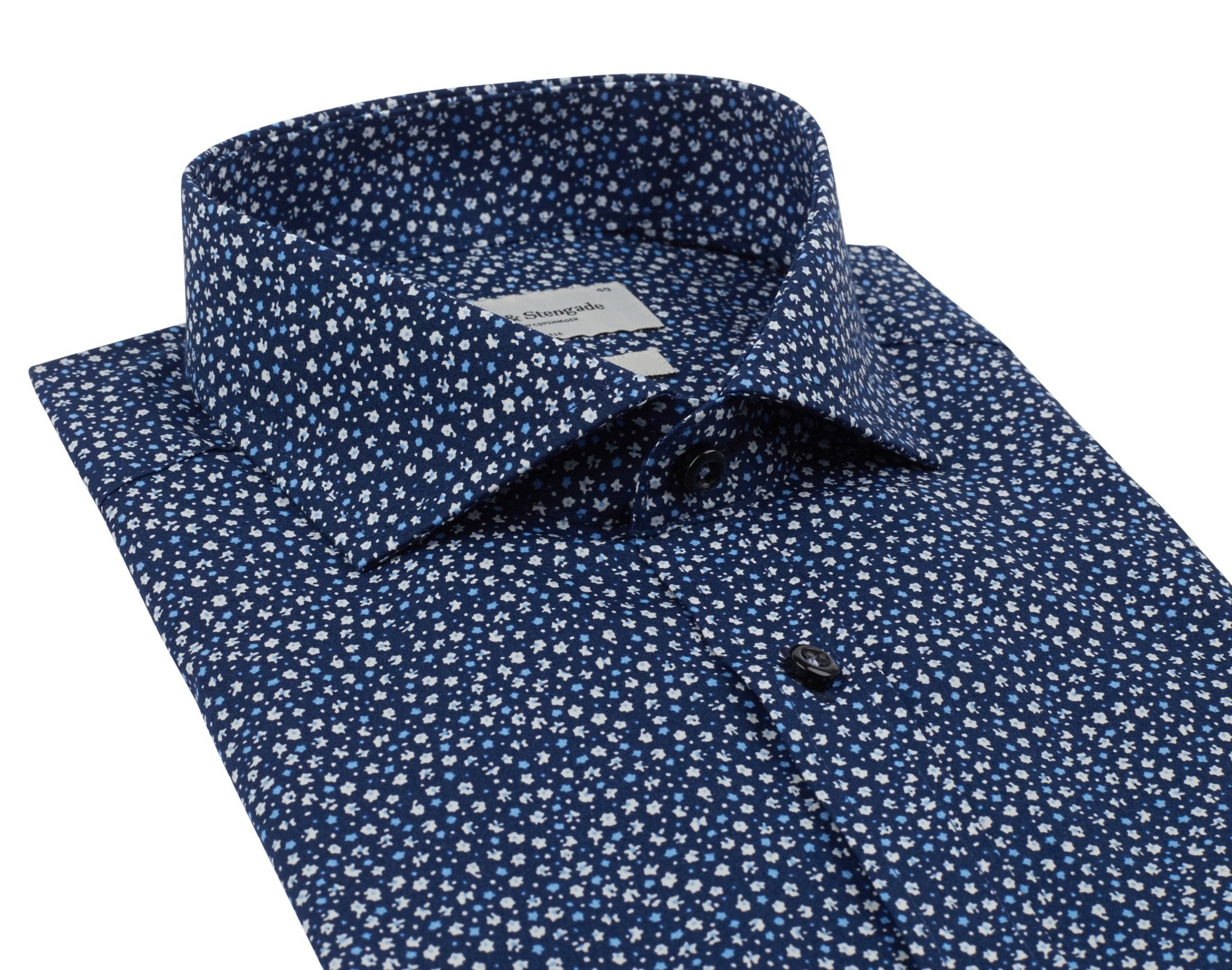 BS Tig Slim Fit Skjorta - Dark Blue