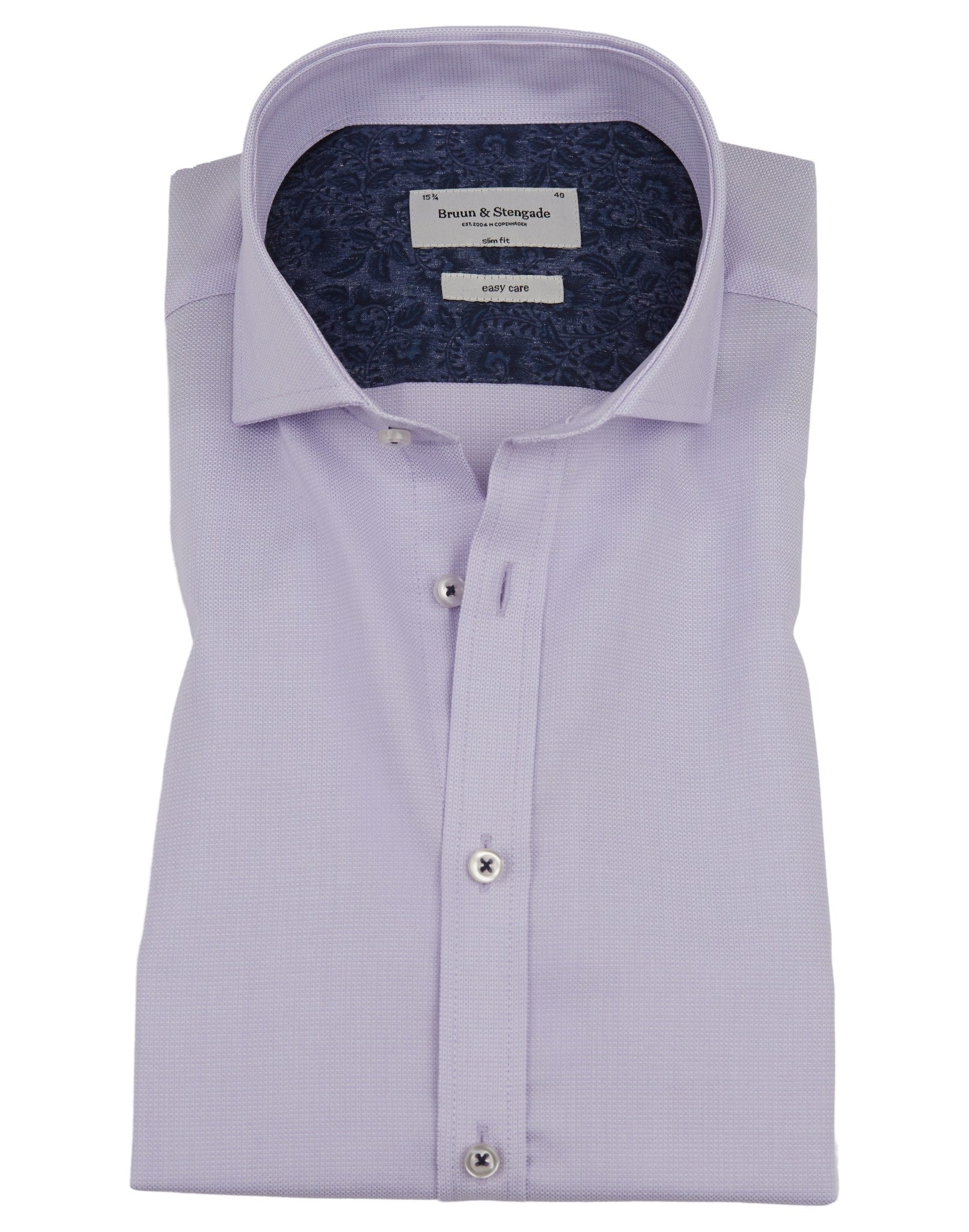 BS Todd Slim Fit Skjorta - Purple