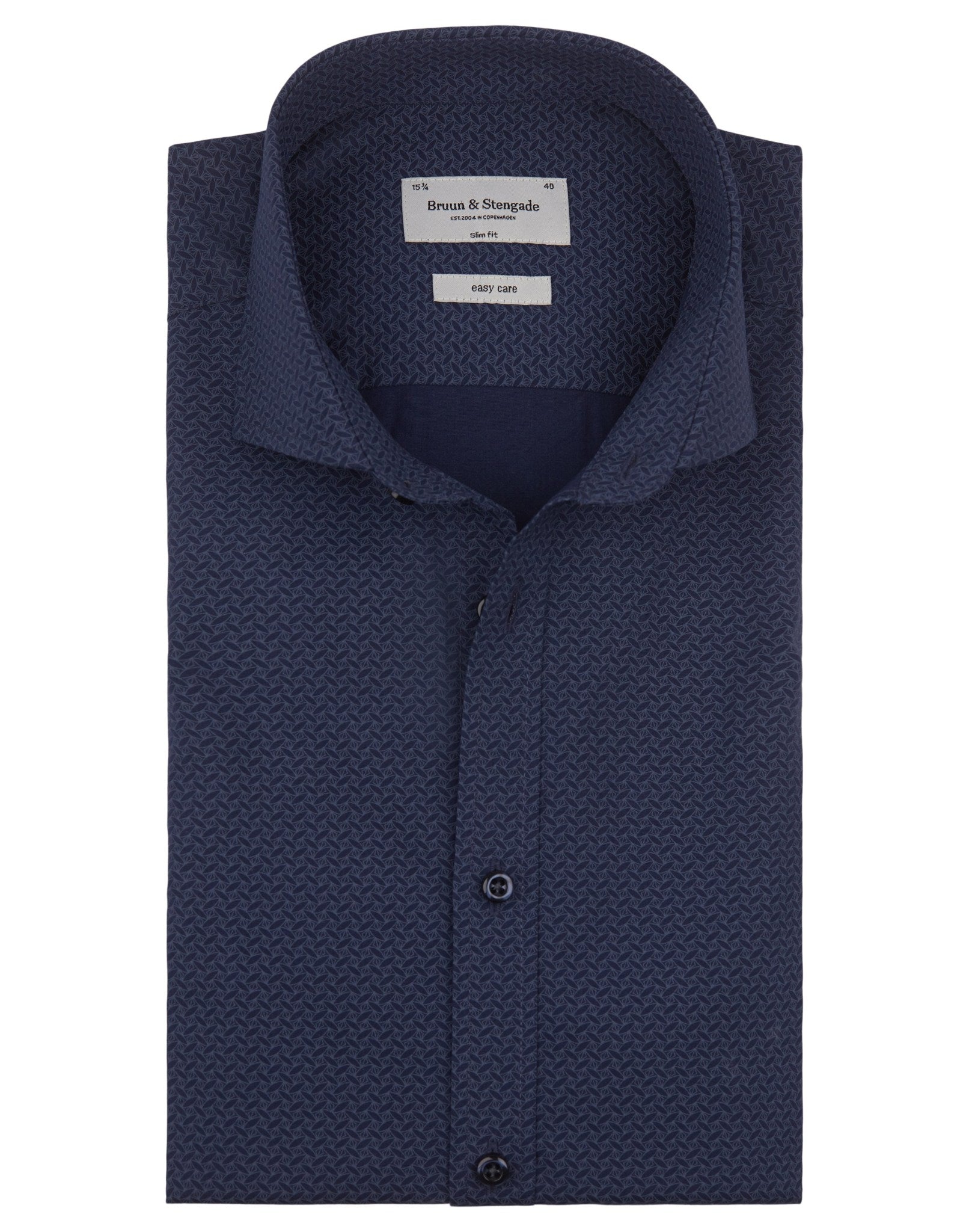 BS Trager Slim Fit Skjorta - Thunder