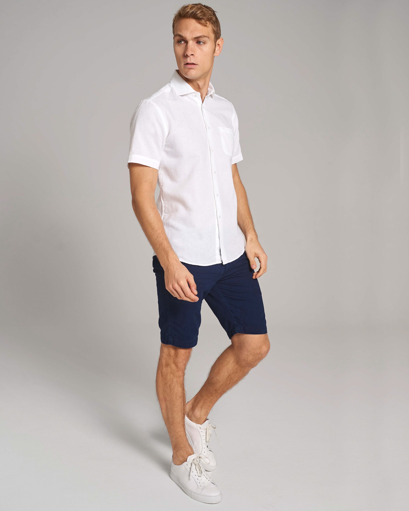 BS Max Casual Modern Fit Skjorta - Vit