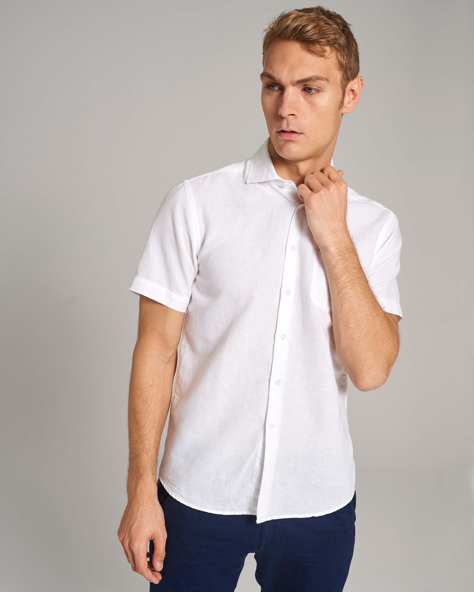 BS Max Casual Modern Fit Skjorta - Vit