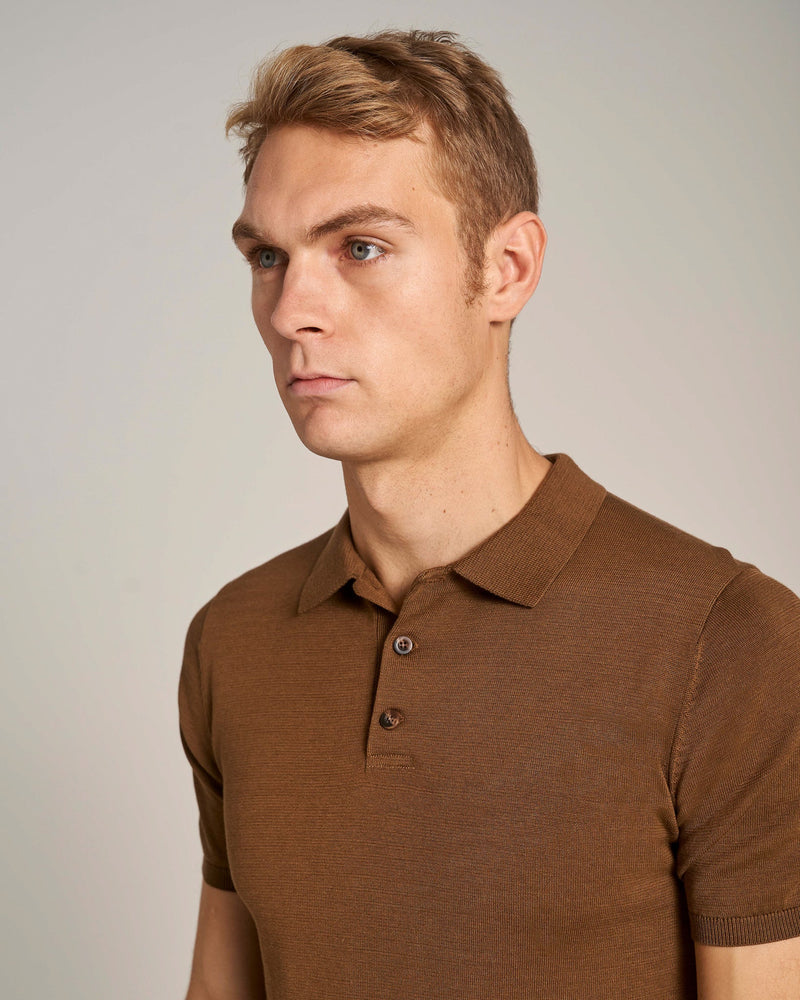 BS Webster Regular Fit Polo - Ochre