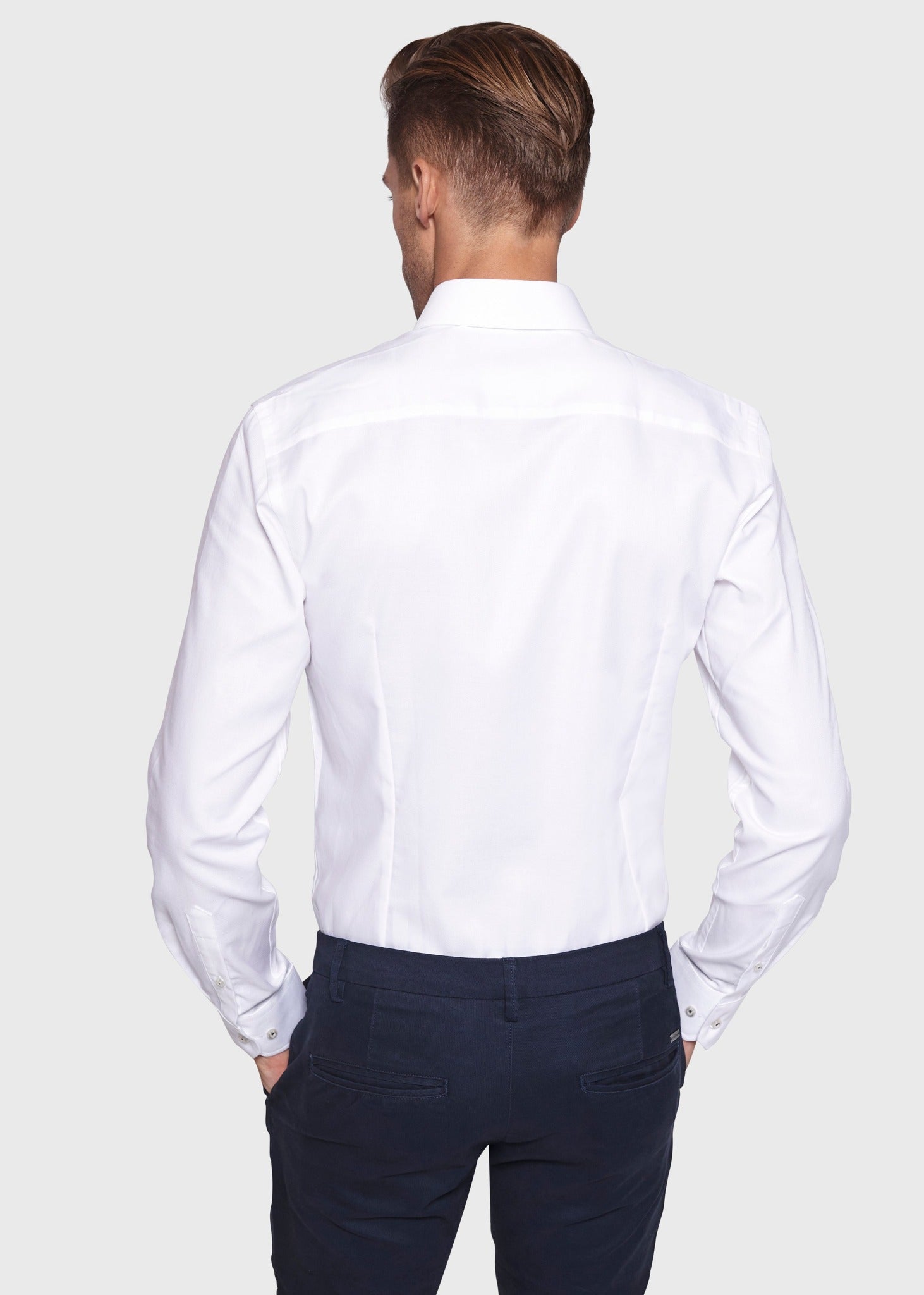 BS Weston Slim Fit Skjorta - White