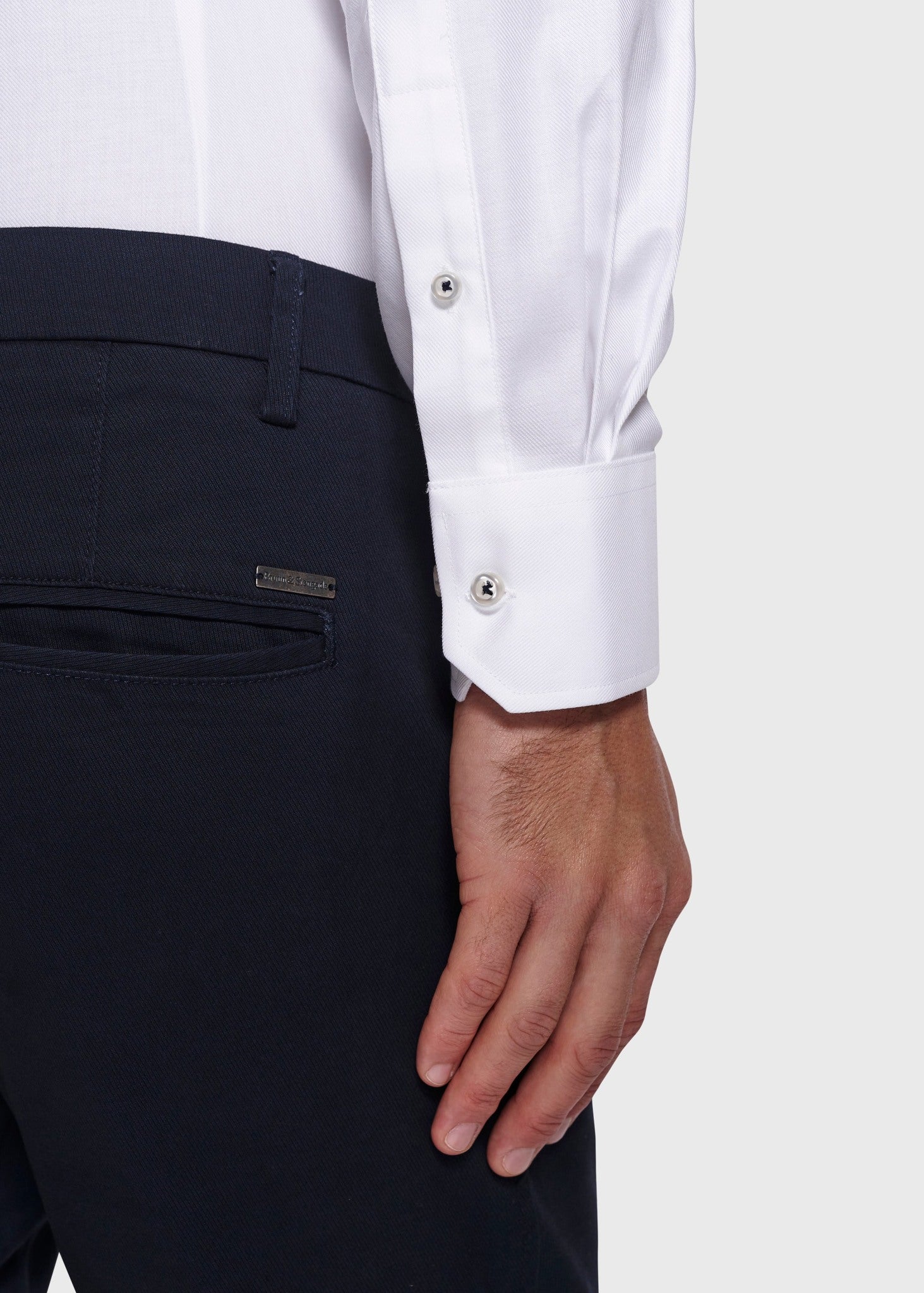 BS Weston Slim Fit Skjorta - White