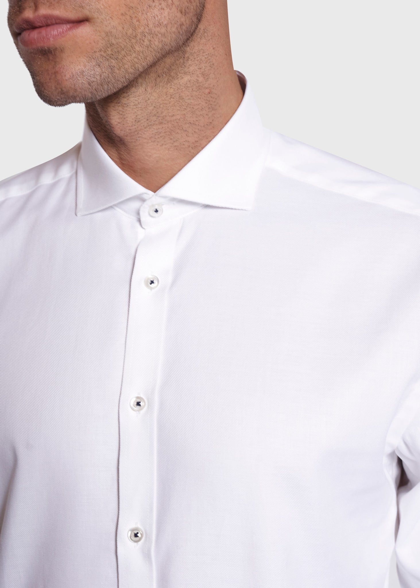 BS Weston Slim Fit Skjorta - White