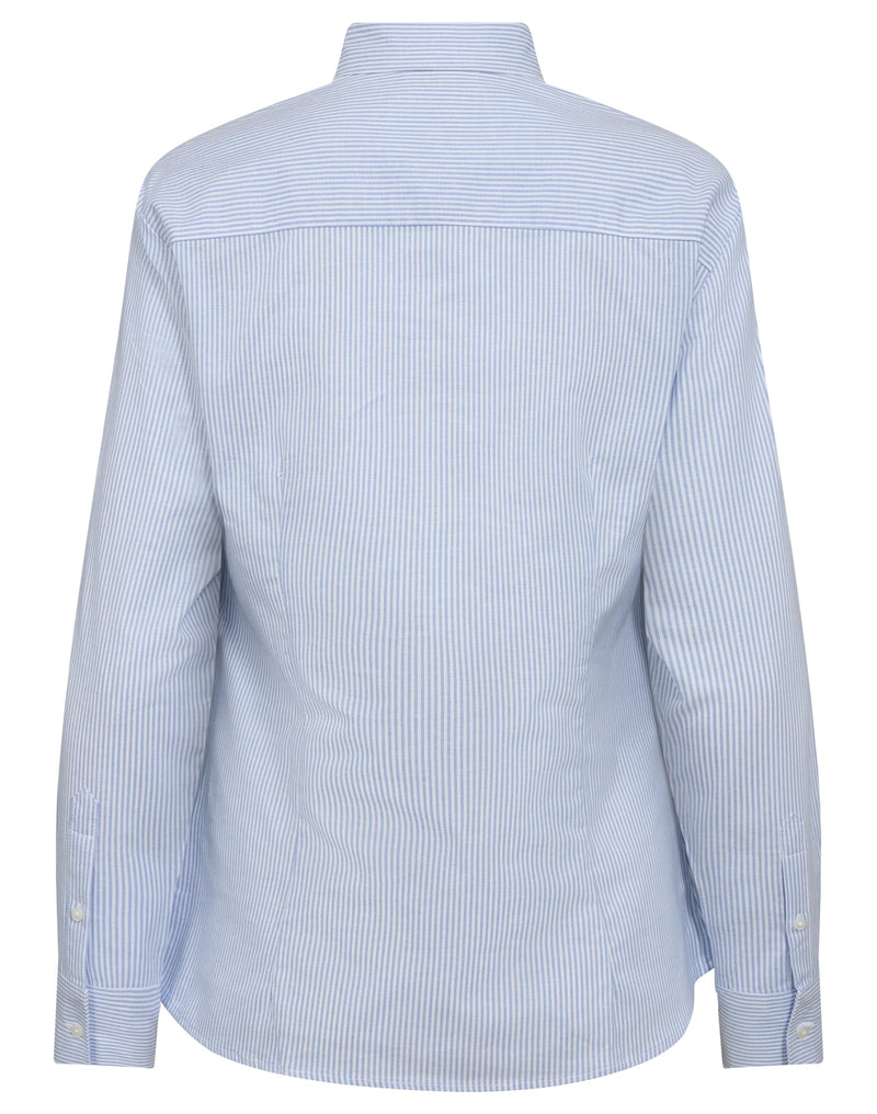 BS Marie Slim Fit Skjorta - Light Blue/White