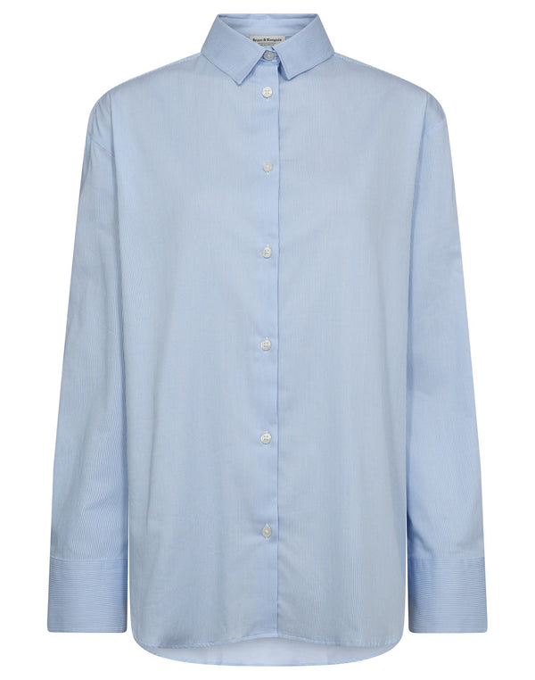 BS Maia Regular Fit Skjorta - Light Blue/White