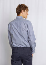 BS Rodriguez Slim Fit Skjorta - Navy/White