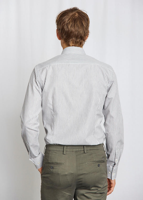 BS Cole Slim Fit Skjorta - Green/White