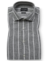 BS Freitas Casual Modern Fit Skjorta - Green/White