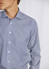 BS Rodriguez Slim Fit Skjorta - Navy/White