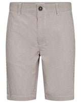 BS Elio Regular Fit Shorts  - Brown/White