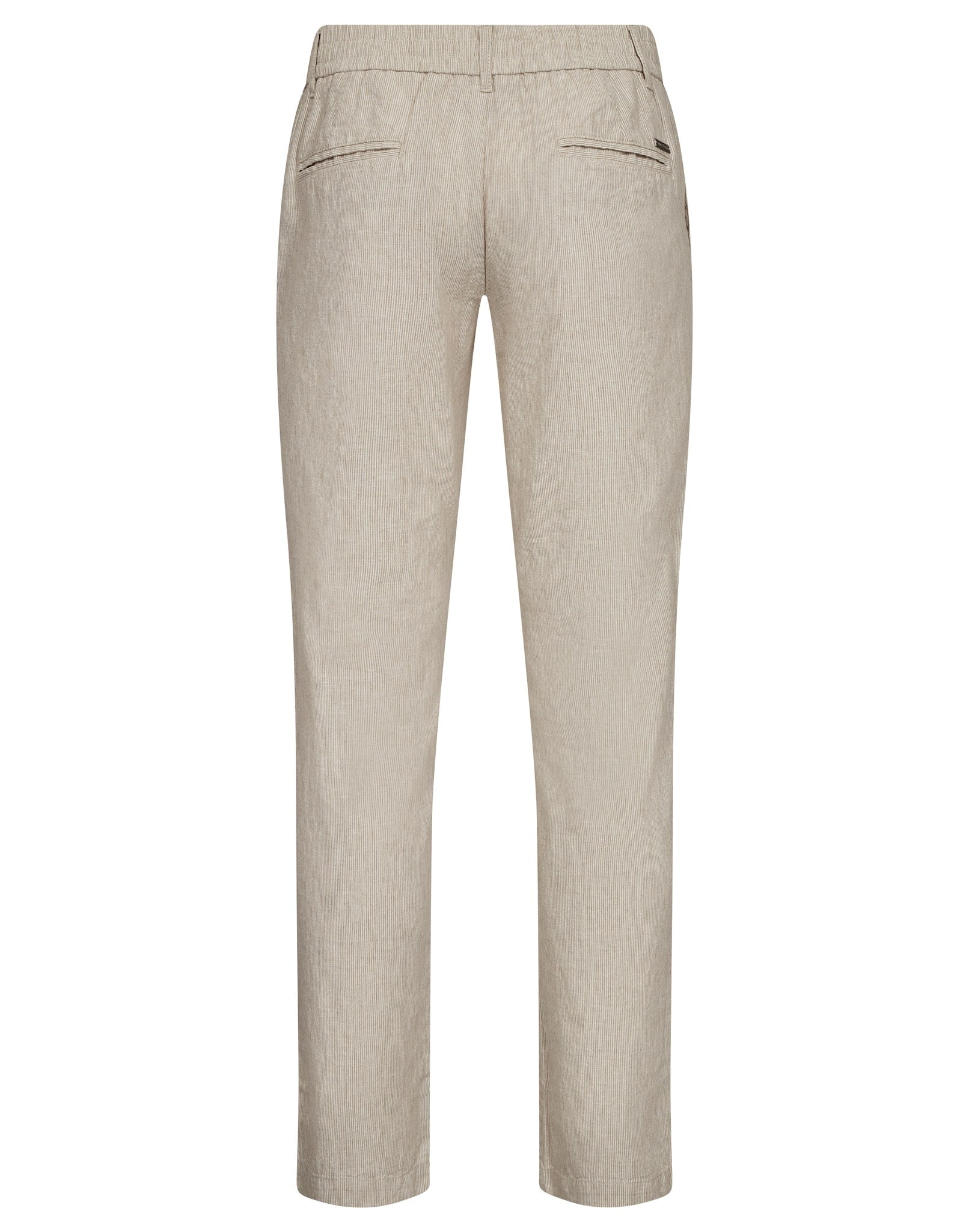 BS Vincente Regular Fit Chinos - Beige/Vit