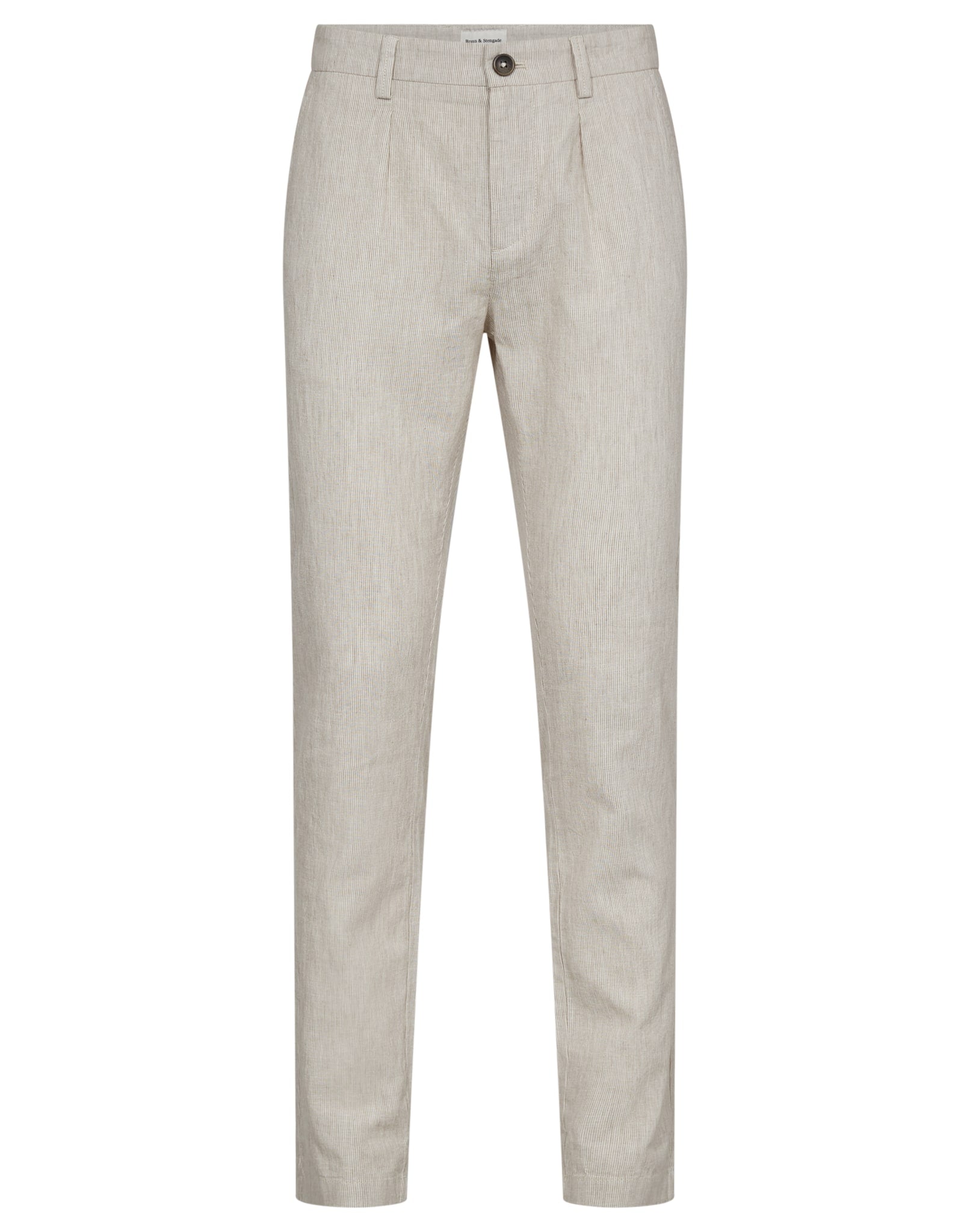 BS Sigvard Slim Fit Chinos - Beige/Vit