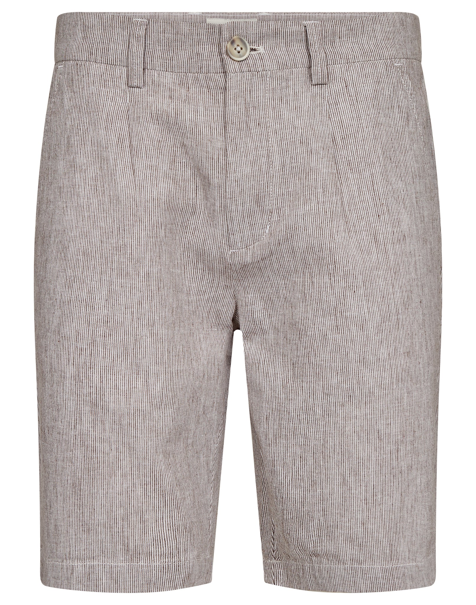 BS Darion Regular Fit Shorts - Brun/Vit