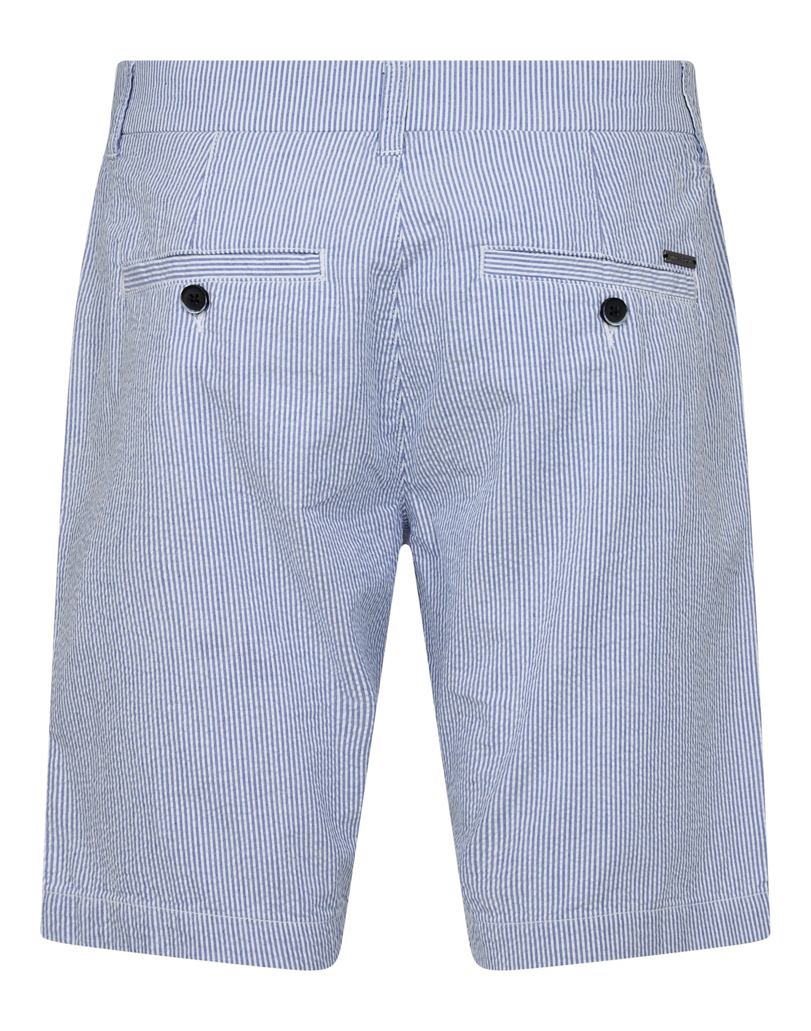 BS Ferit Regular Fit Shorts - Blå/vit