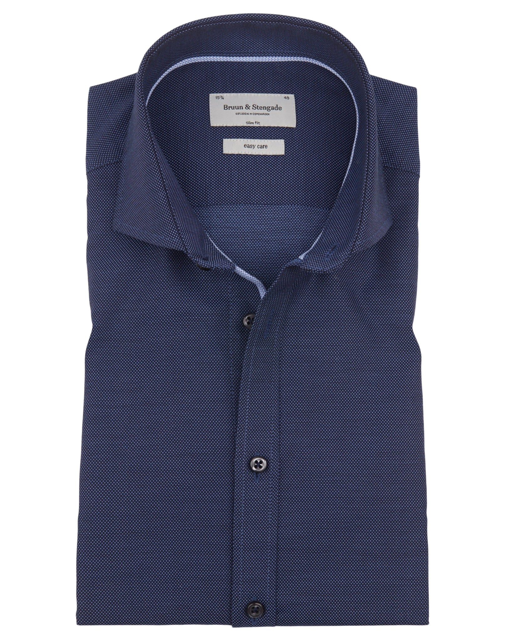 BS Winston Slim Fit Skjorta - Blå