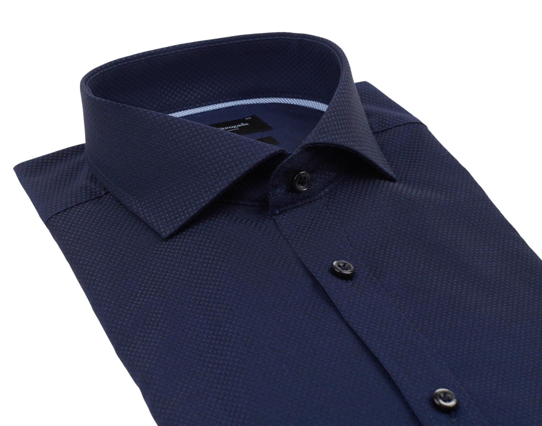 BS Zinchenko Modern Fit Skjorta - Dark Blue
