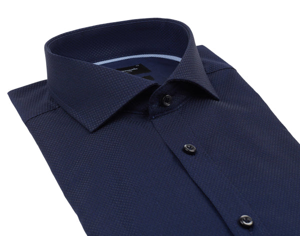 BS Zinchenko Modern Fit Skjorta - Dark Blue