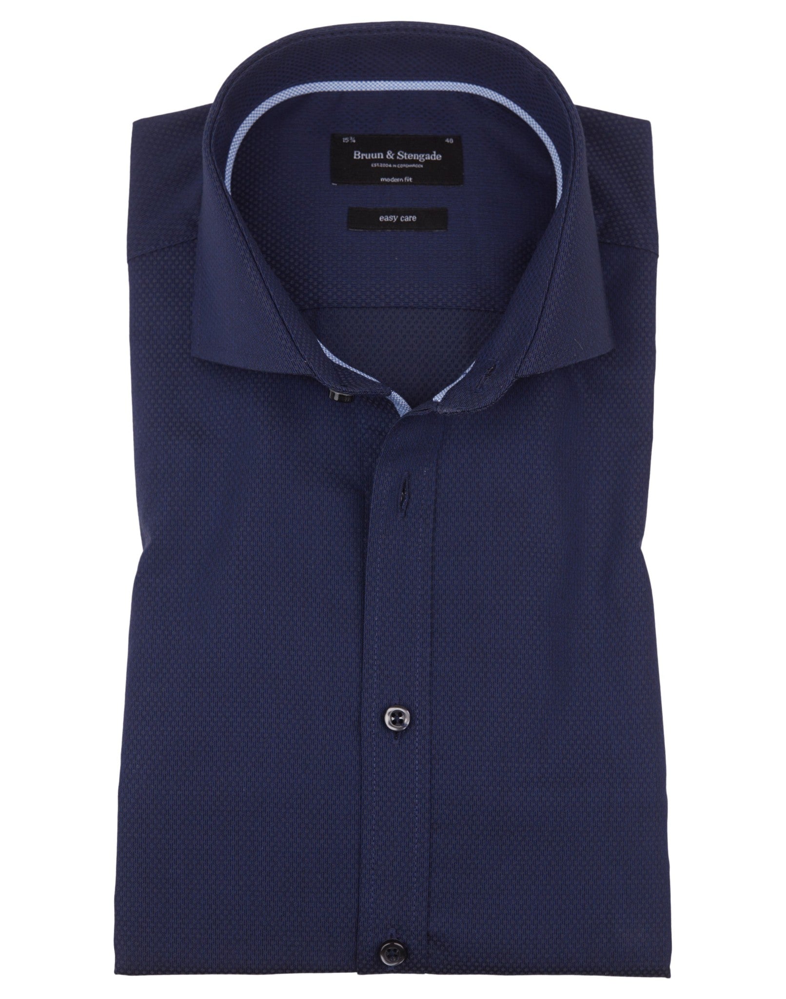 BS Zinchenko Modern Fit Skjorta - Dark Blue