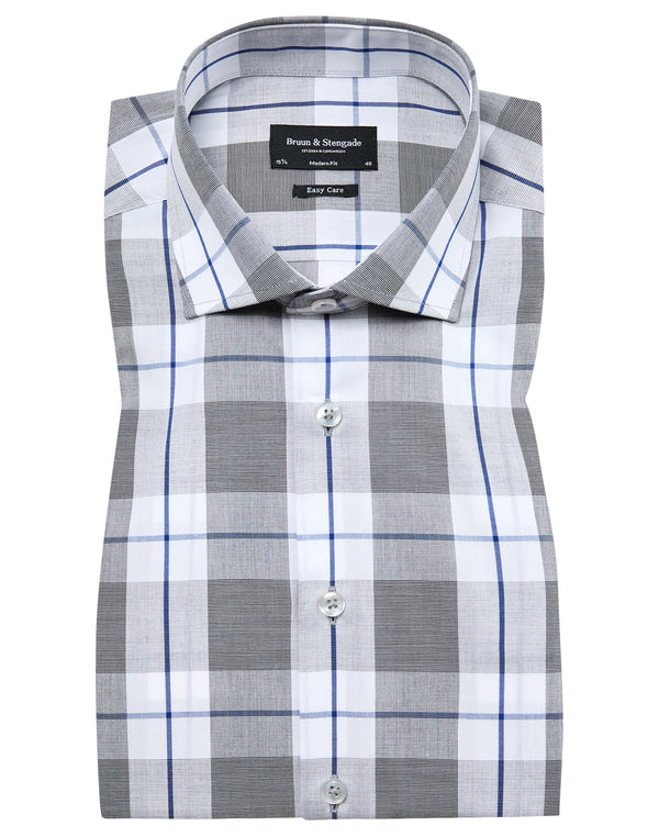 BS Riquelme Modern Fit Skjorta - Grey