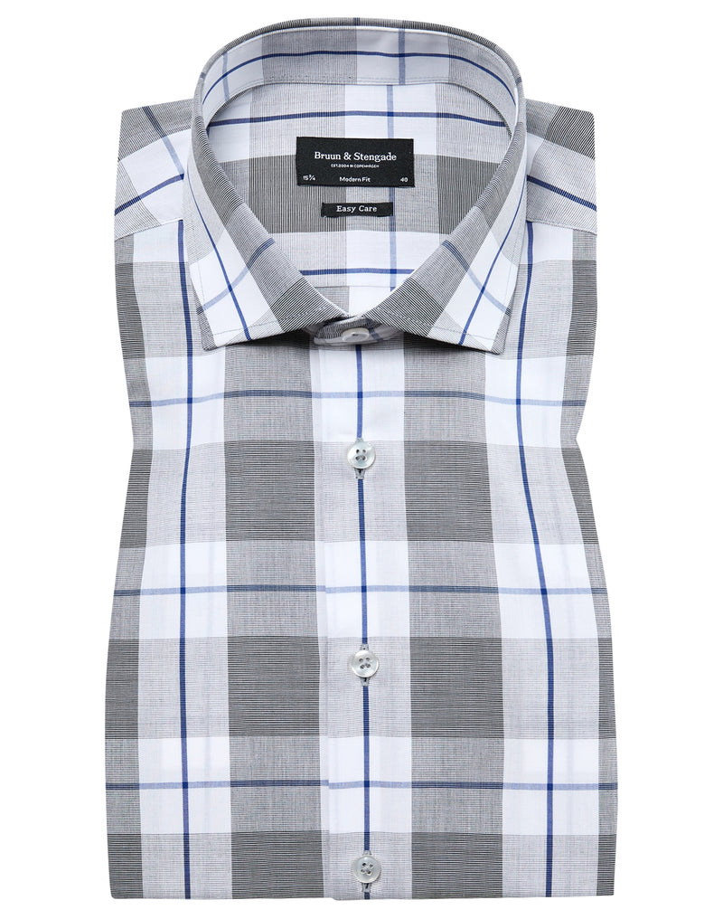 BS Riquelme Modern Fit Skjorta - Grey