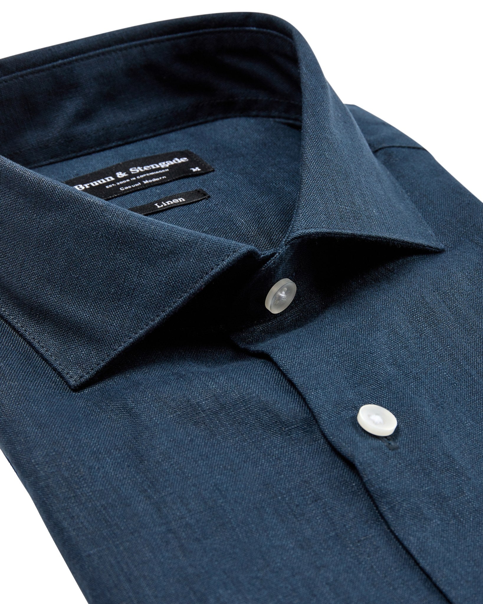 BS Bilbao Casual Modern Fit Skjorta - Marinblå