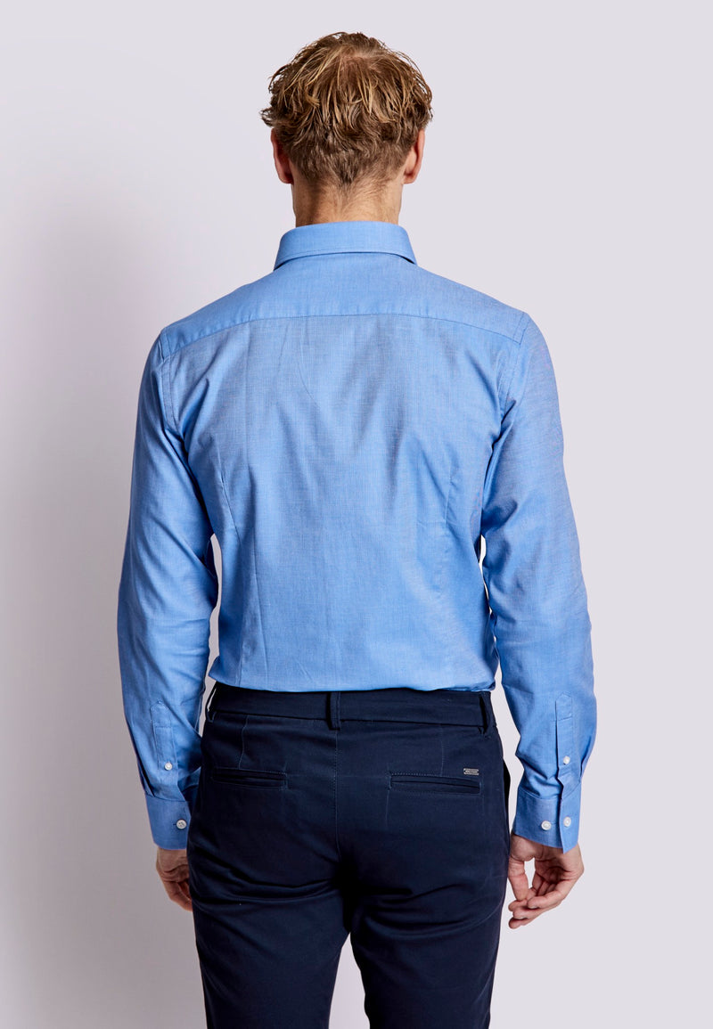 BS Bennet Slim Fit Skjorta - Blue