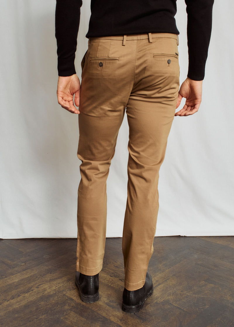 BS Malik Regular Fit Chinos - Sand