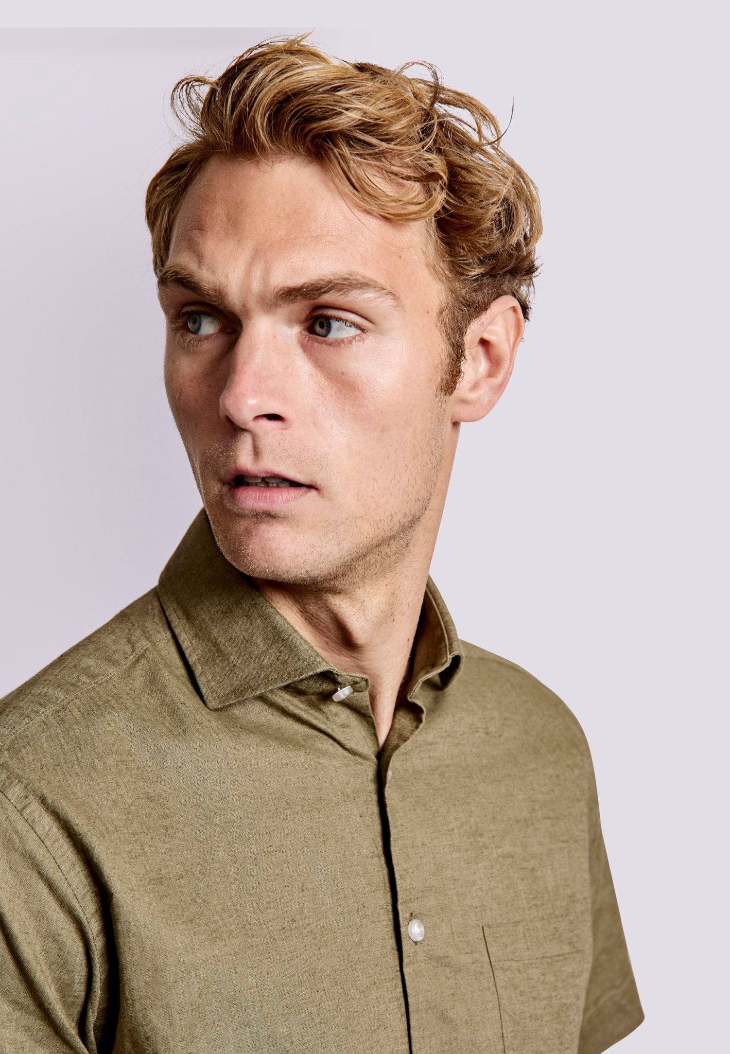 BS Gandia Casual Modern Fit Skjorta - Army