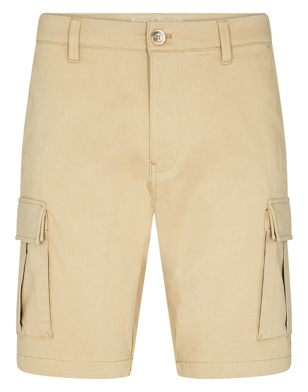 BS Adrian Regular Fit Shorts - Beige