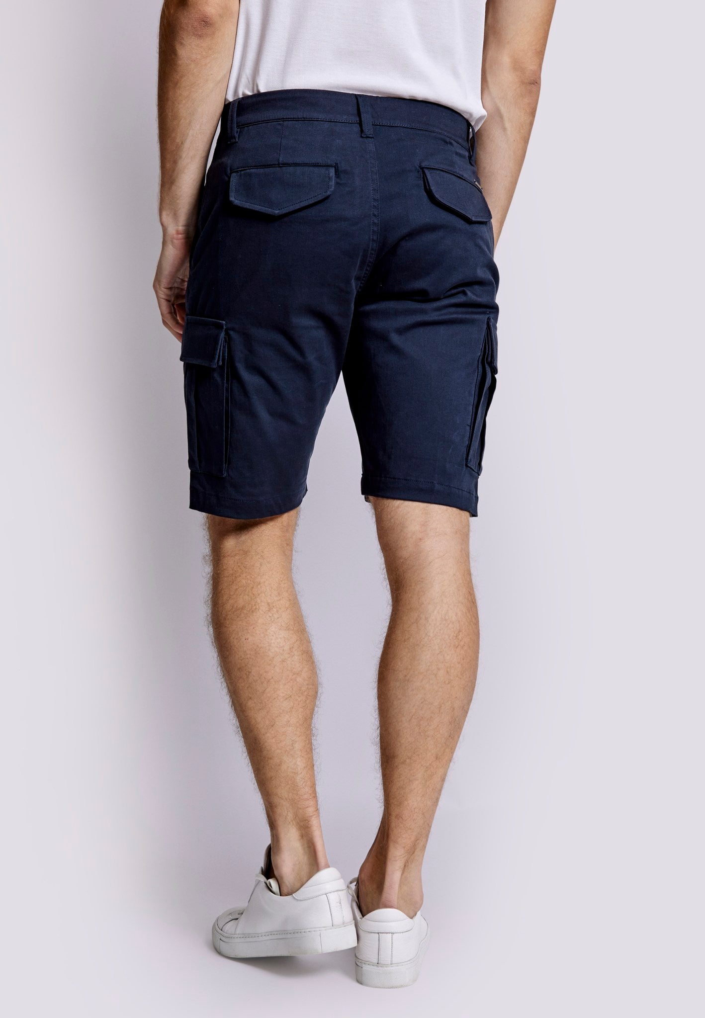 BS Adrian Regular Fit Shorts - Marinblå