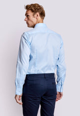 BS King Slim Fit Skjorta - Light Blue