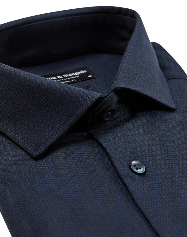 BS Falcao Modern Fit Skjorta - Navy
