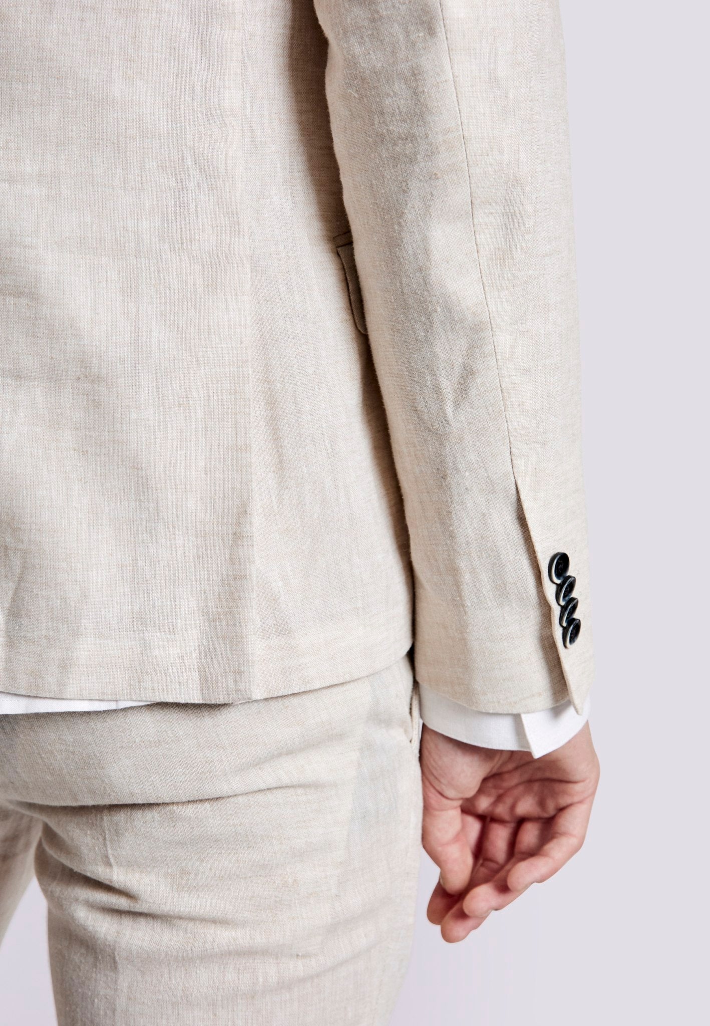 BS Prato Slim Fit Kavaj - Beige