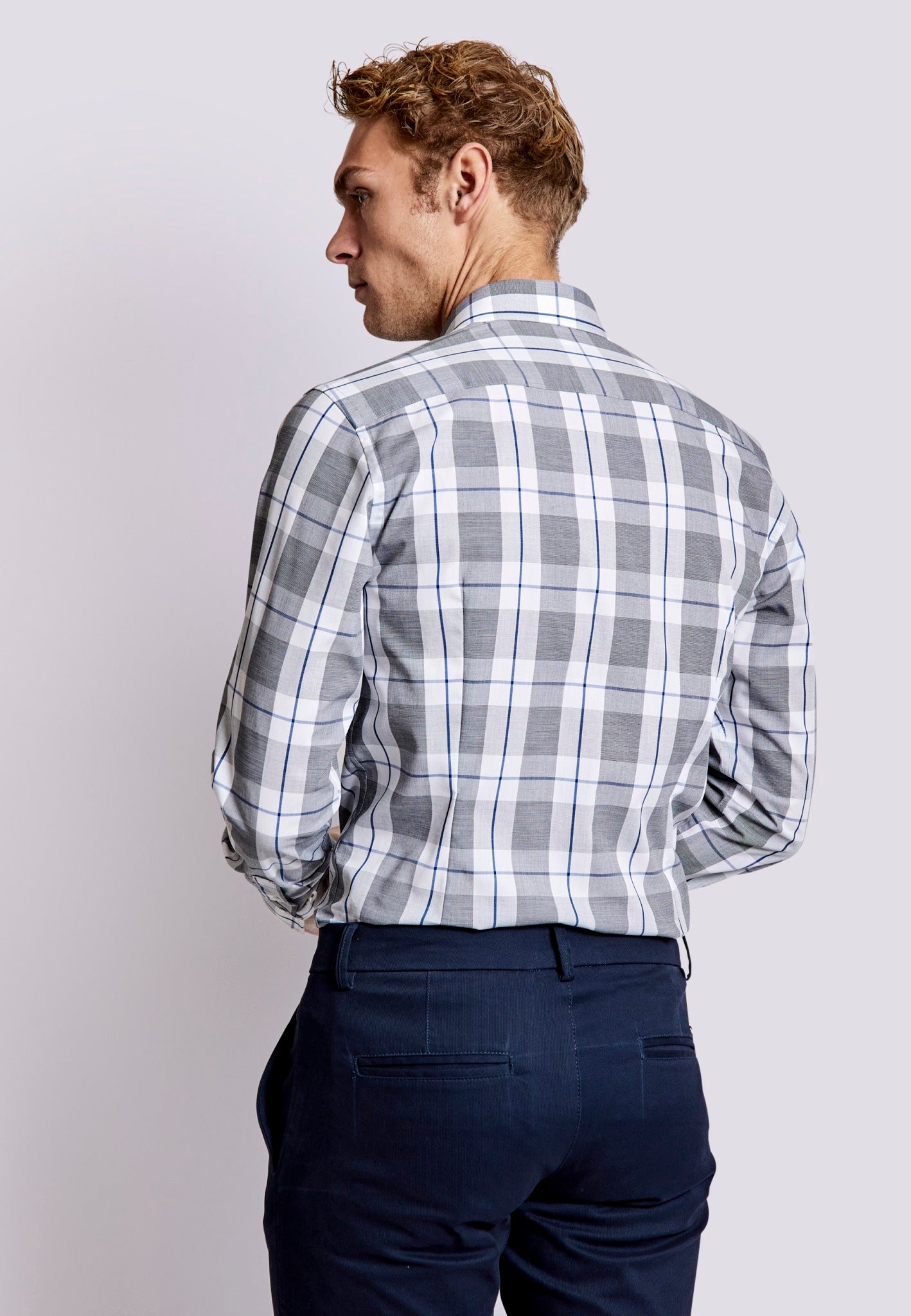 BS Demie Slim Fit Skjorta - Grey