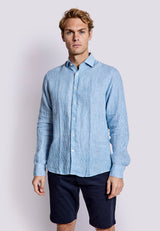 BS Palma Casual Slim Fit Skjorta - Blue/White