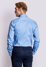 BS McKay Slim Fit Skjorta - Blue