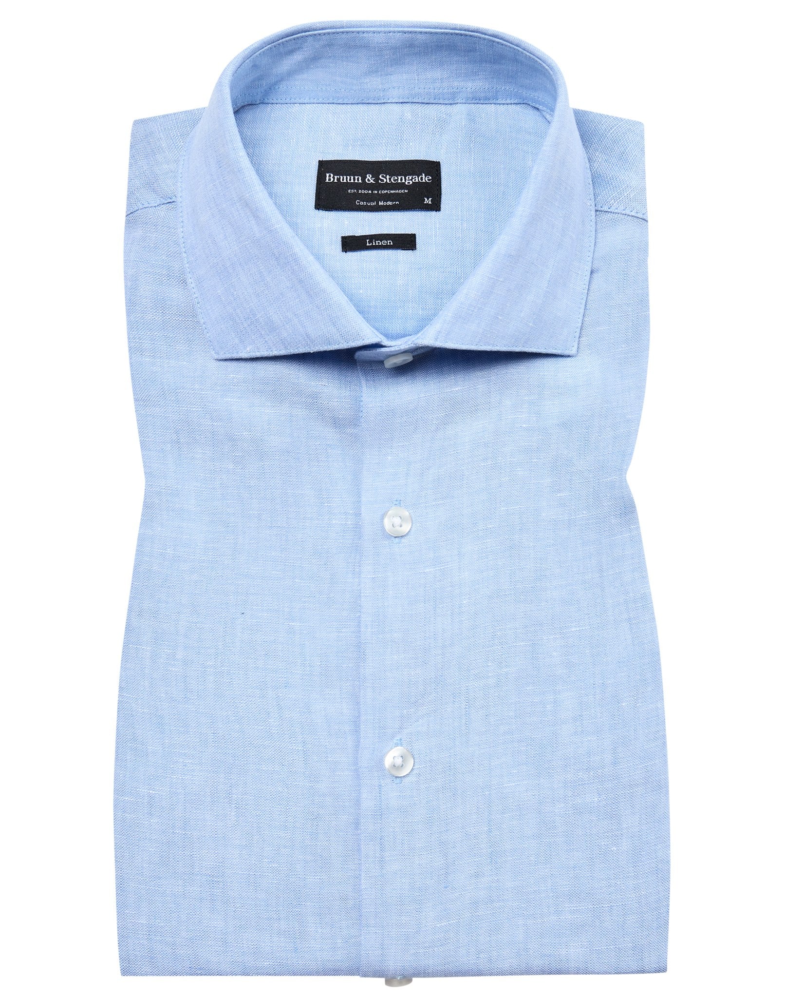 BS Bilbao Casual Modern Fit Skjorta - Ljusblå