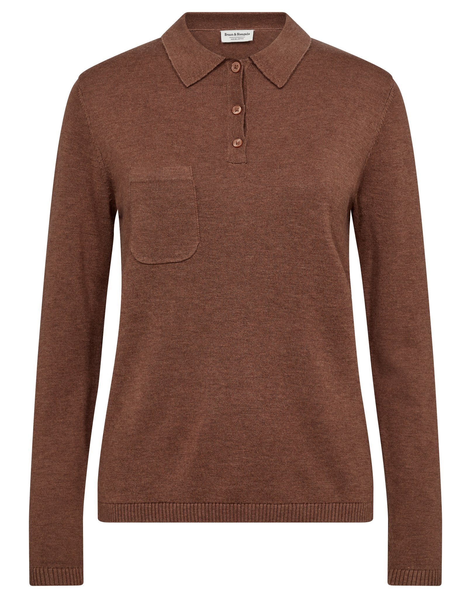 BS Celestina Regular Fit Stickat - Ocher