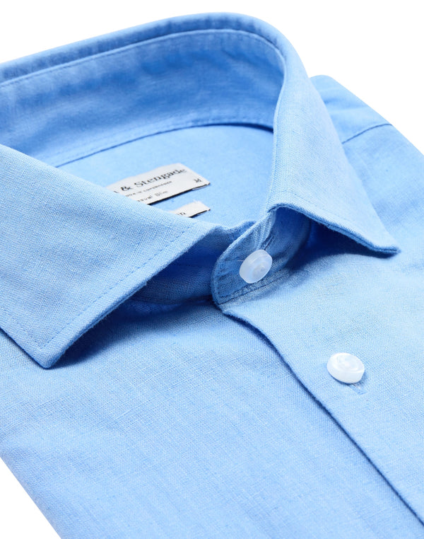 BS Ferrol Casual Slim Fit Skjorta - Light Blue